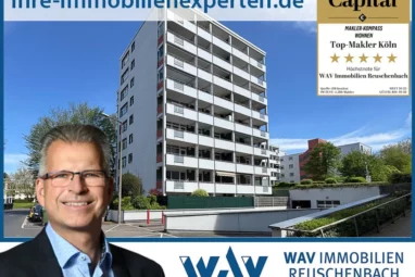 Modernisierte 2-Zimmer-Wohnung mit großem Balkon und Tiefgaragenplatz in Köln-Weiden (bezugsfrei)